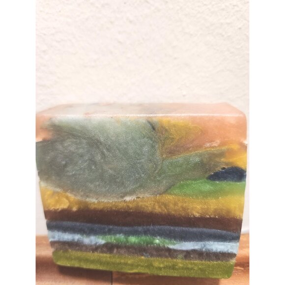 Handmade Glycerine Art Soap: Eucalyptus Scent, Decorative Patterns - Picture 5 of 10